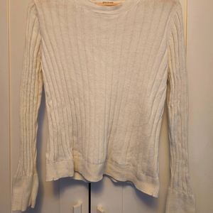 Ivory lightweight cotton blend sweater A New Day brand.  M